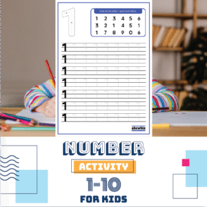 Kindergarten Math Worksheet for Number Recognition 1 to10